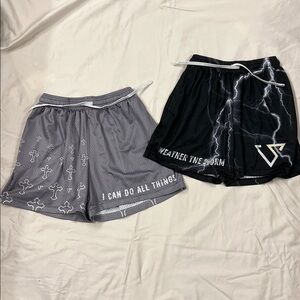 (2) Vencer Co Men’s size S mesh shorts